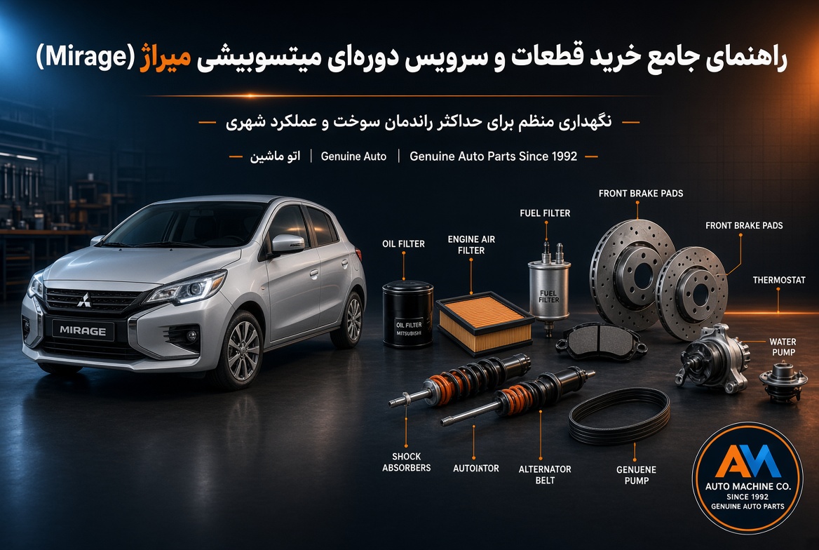 لوازم یدکی میتسوبیشی میراژ